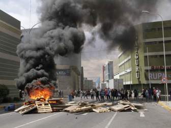 Cargadores de Zofri protestan en Iquique